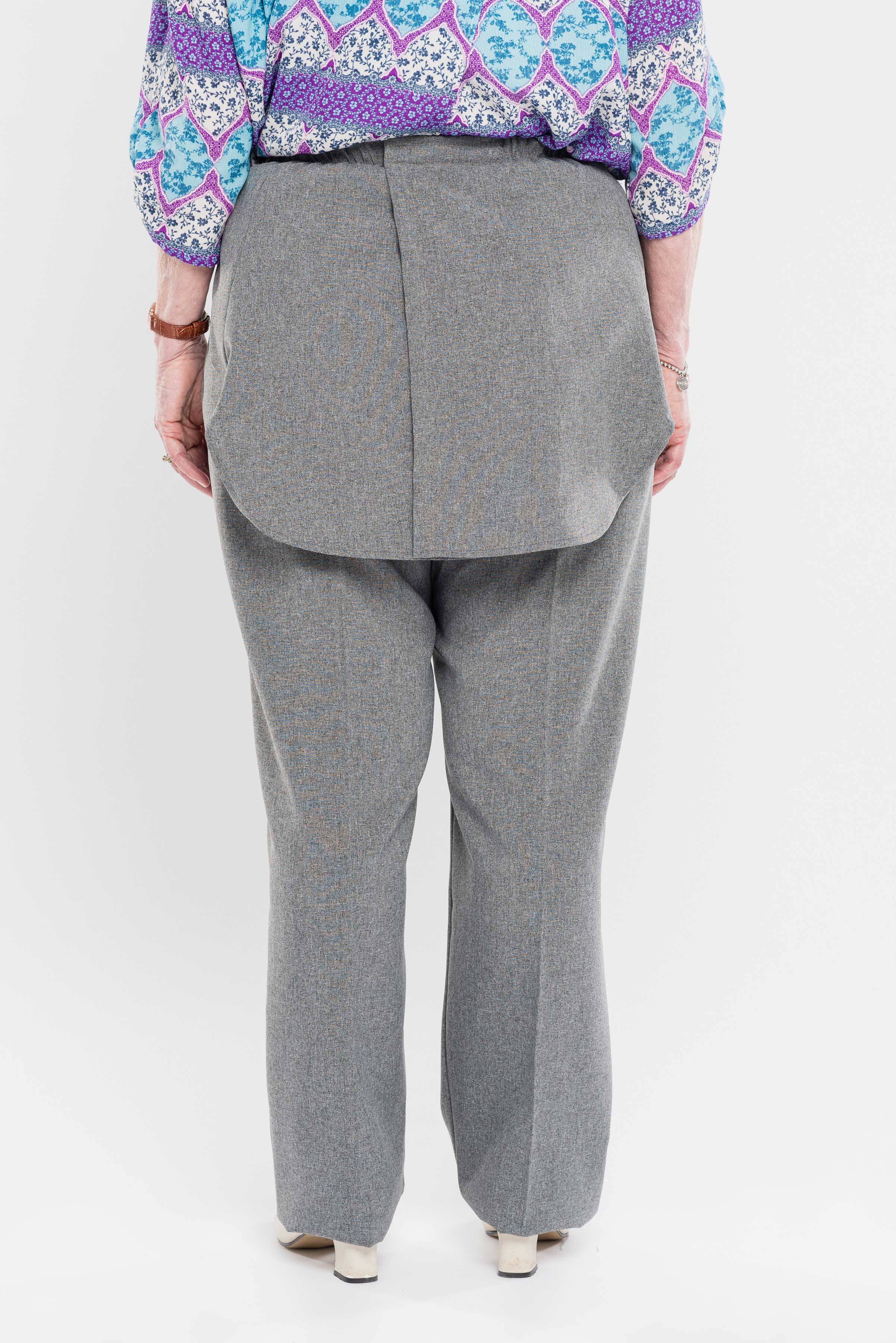 Pantalon adapté sans siège en polyester pour femme - Confort